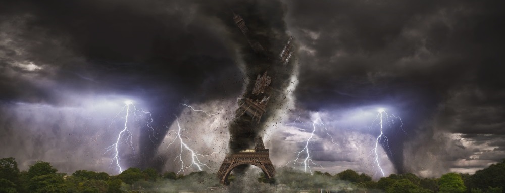 Vortex sur la  Tour Eiffel